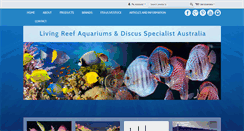 Desktop Screenshot of livingreefaquariums.com.au